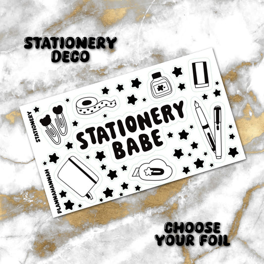 Stationery | Foiled Journal Deco