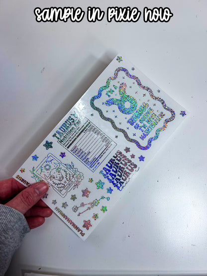 Taurus | Foiled Journal Deco