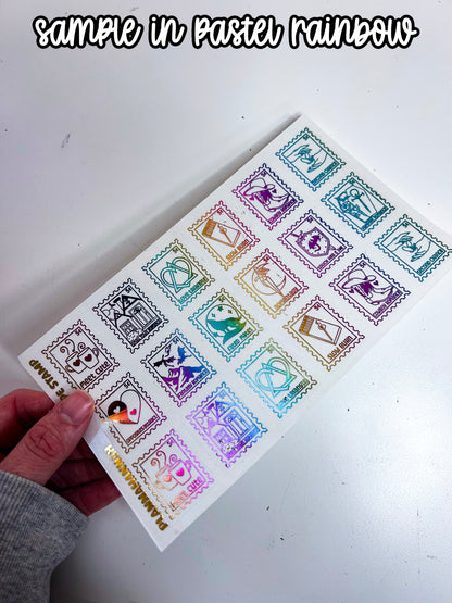 Trope Stamps | Foiled Journal Deco