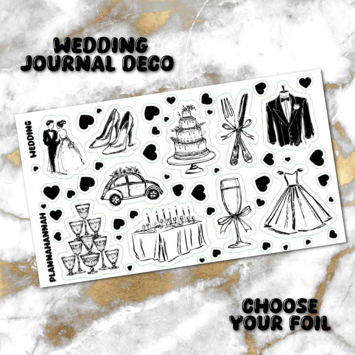 Wedding | Foiled Journal Deco