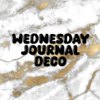 Wednesday | Foiled Journal Deco