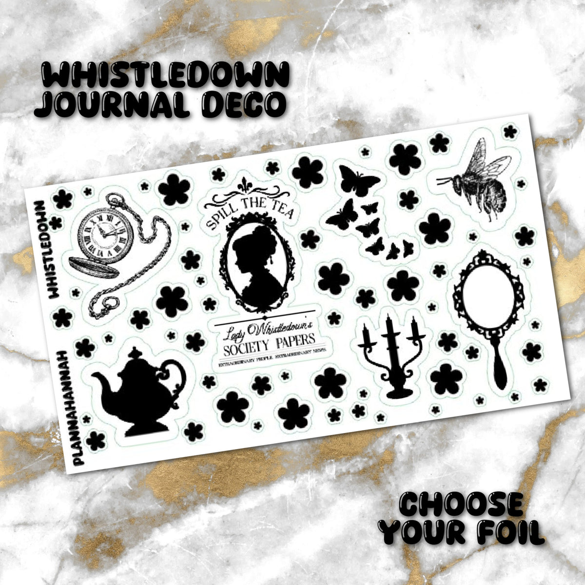 Whistledown | Foiled Journal Deco