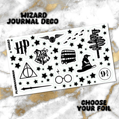Wizard | Foiled Journal Deco