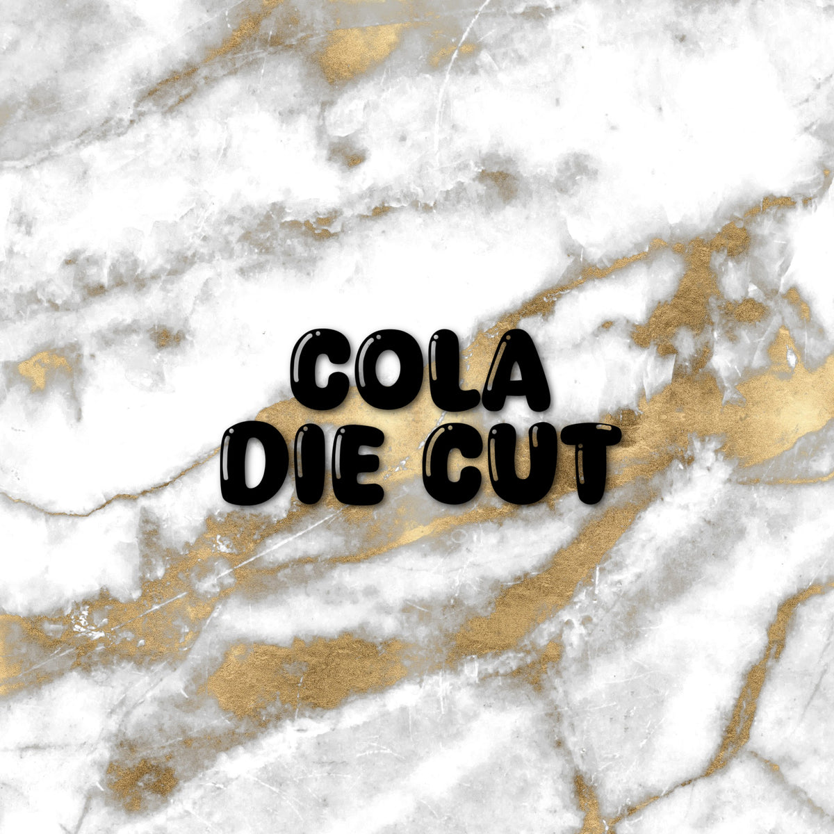 Cola | Foiled Die Cut Sticker *NOT WATERPROOF*