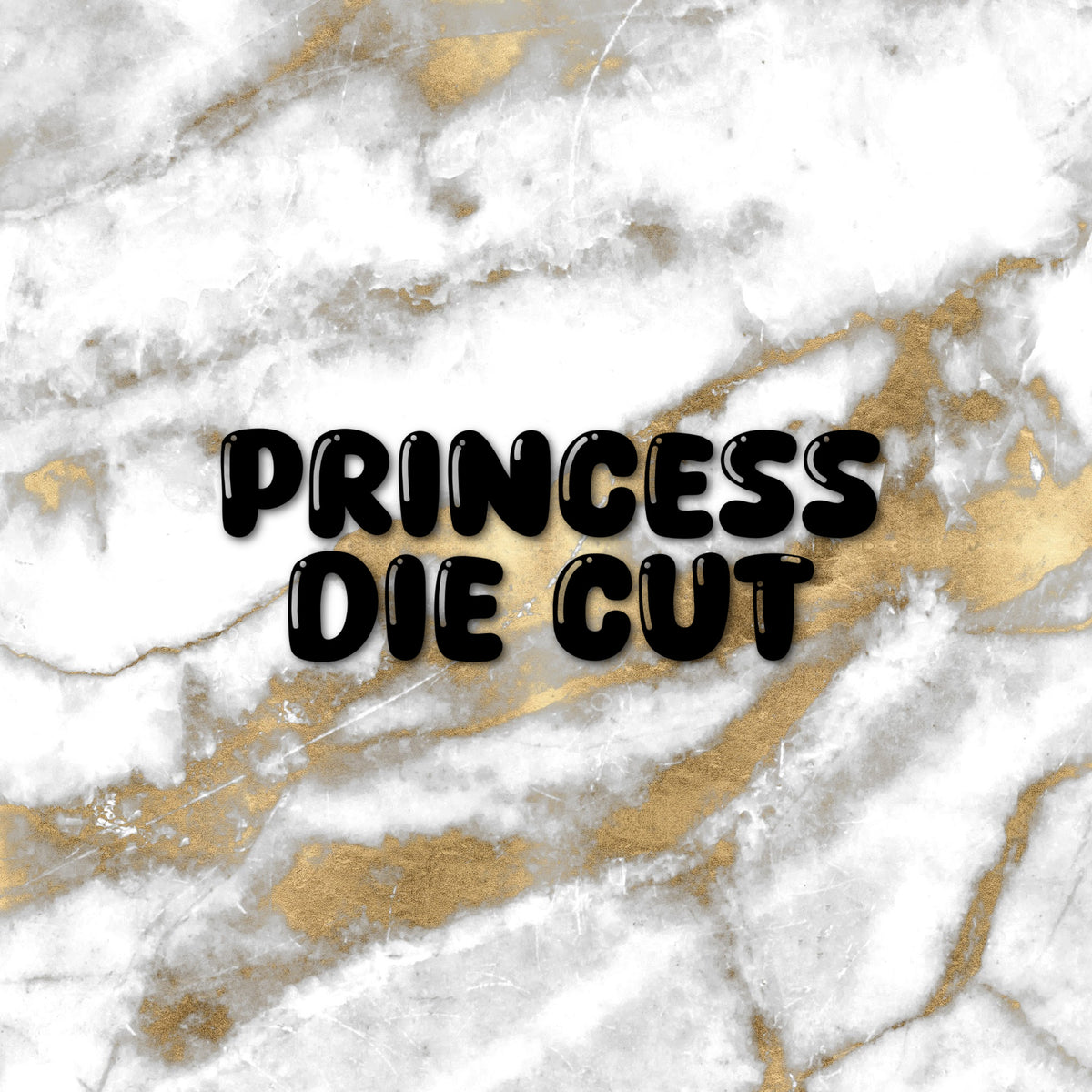 Princess | Foiled Die Cut Sticker *NOT WATERPROOF*