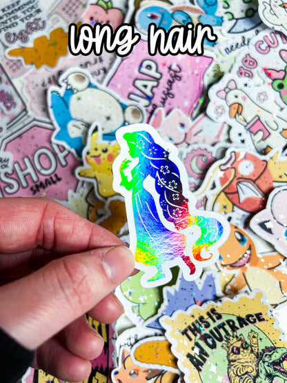 Princess | Foiled Die Cut Sticker *NOT WATERPROOF*