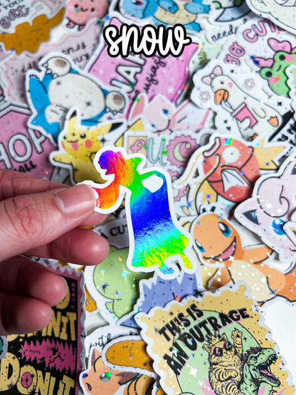 Princess | Foiled Die Cut Sticker *NOT WATERPROOF*