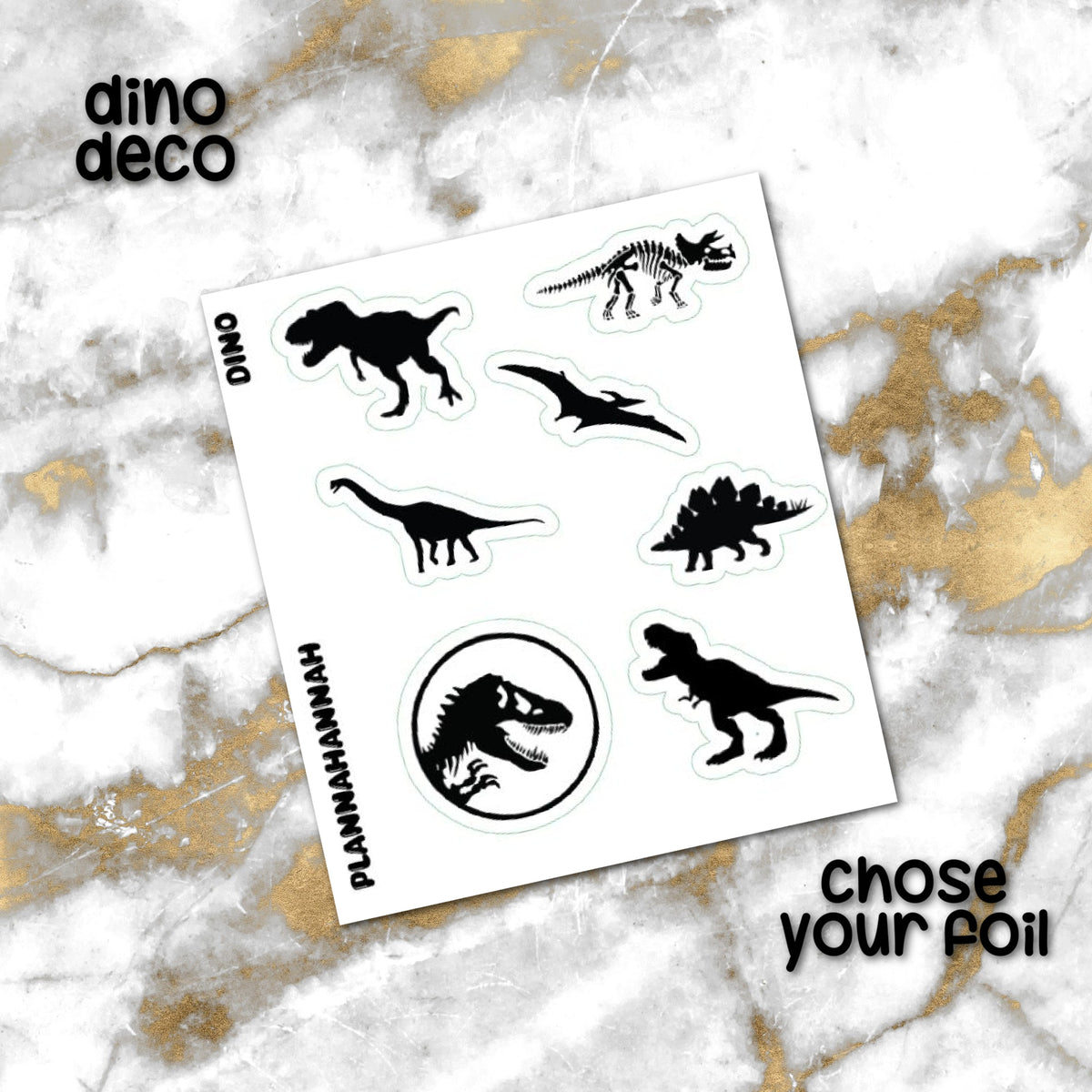Dino | Foiled Journal Deco