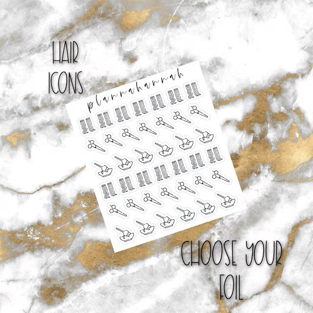 Hair | Foiled Icon