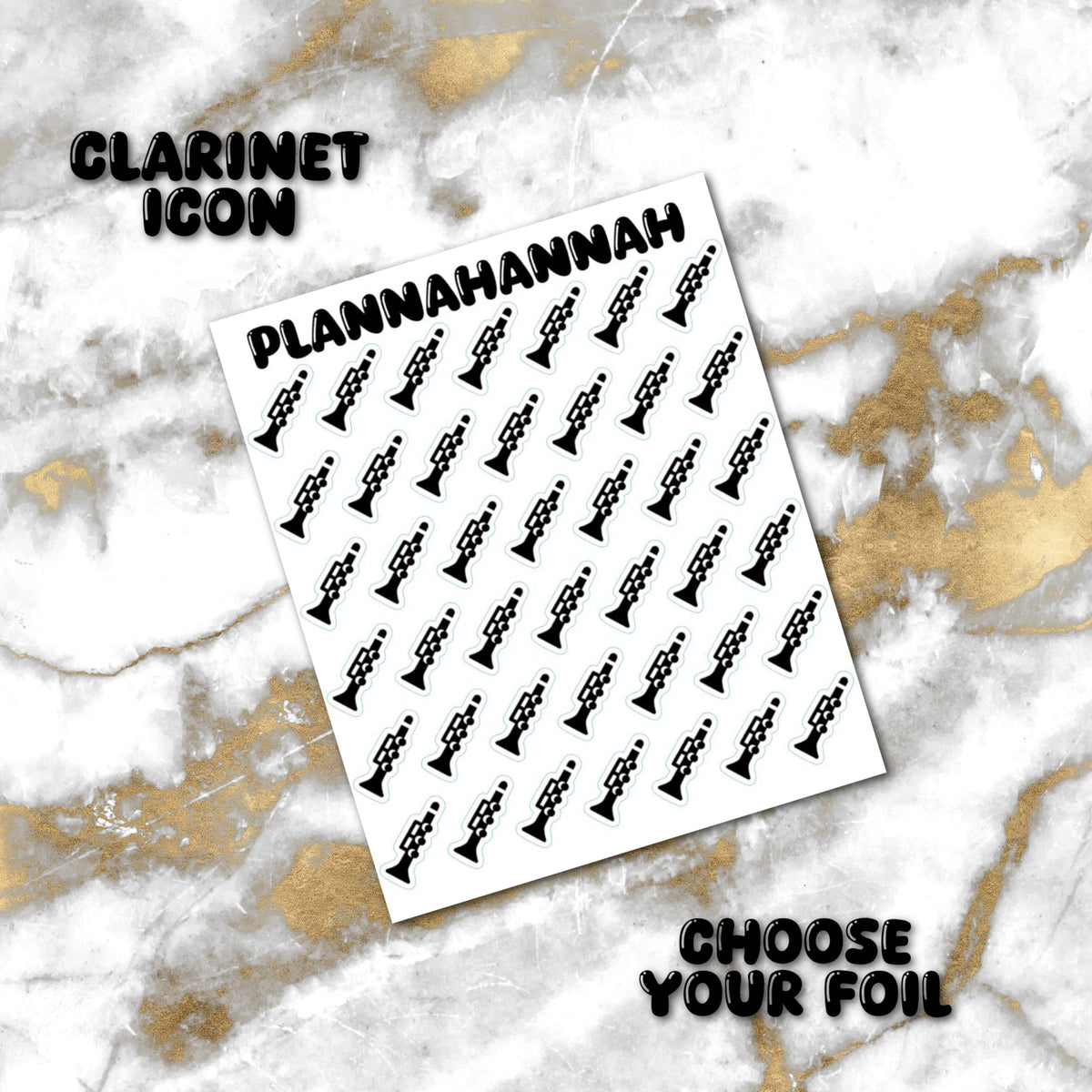 Clarinet | Foiled Icon