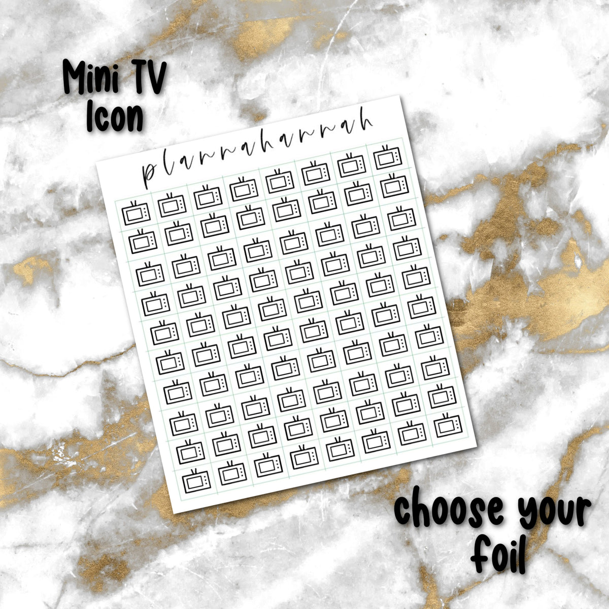 Mini TV | Foiled Icon