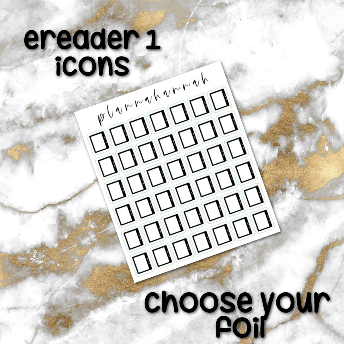 Ereader 1 | Foiled Icon
