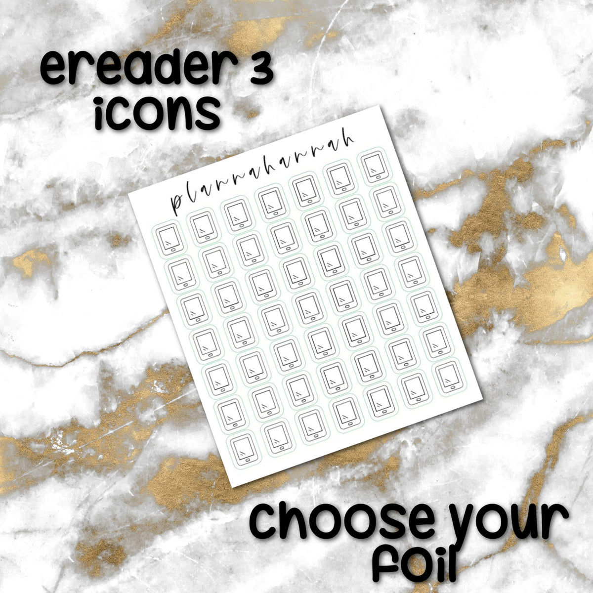 Ereader 3 | Foiled Icon