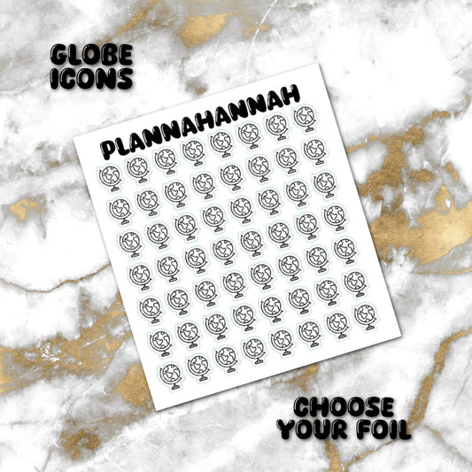 Globe | Foiled Icon