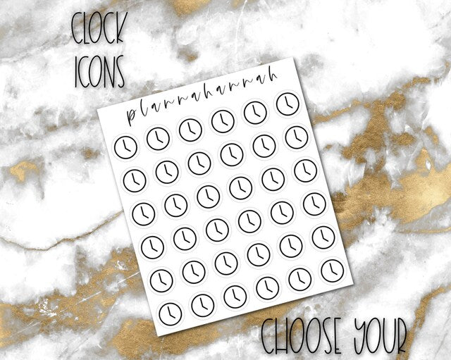 Clock | Foiled Icon