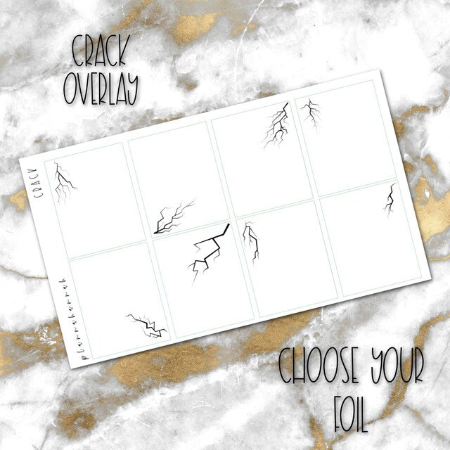 Crack | Foiled Overlay