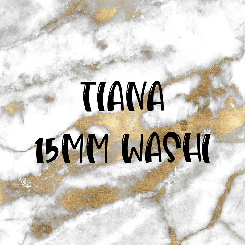 Tiana | Foiled Fandom 15mm Washi Overlay