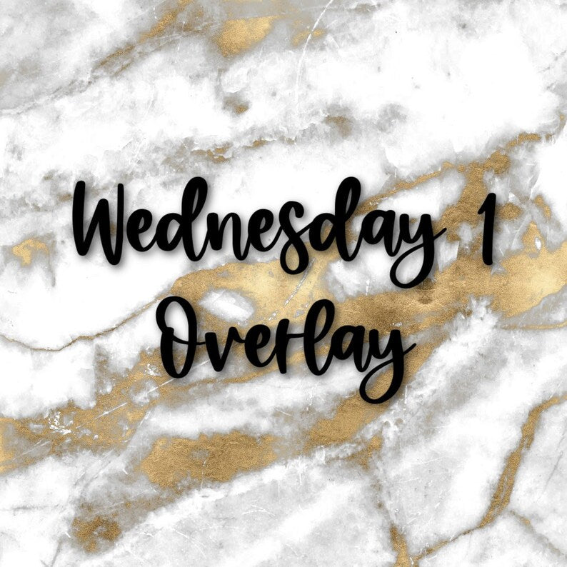 Wednesday 1 | Foiled Fandom Overlay