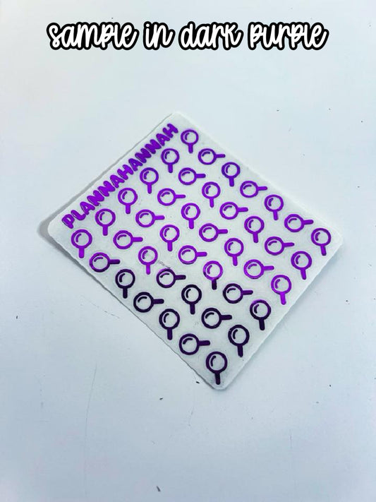 Magnifying Glass | Foiled Icon