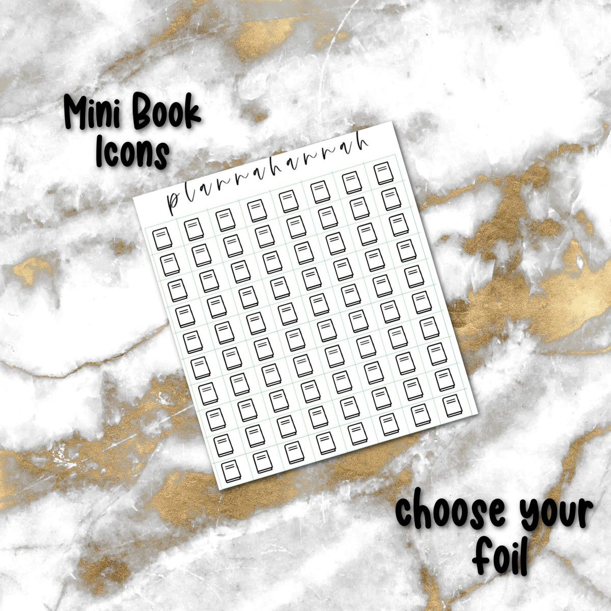 Mini Book | Foiled Icons