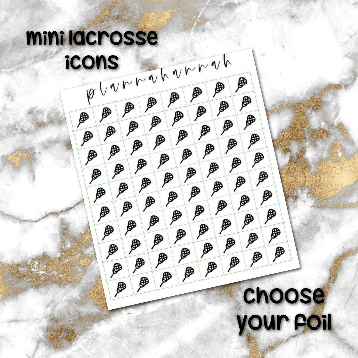 Mini Lacrosse | Foiled Icon