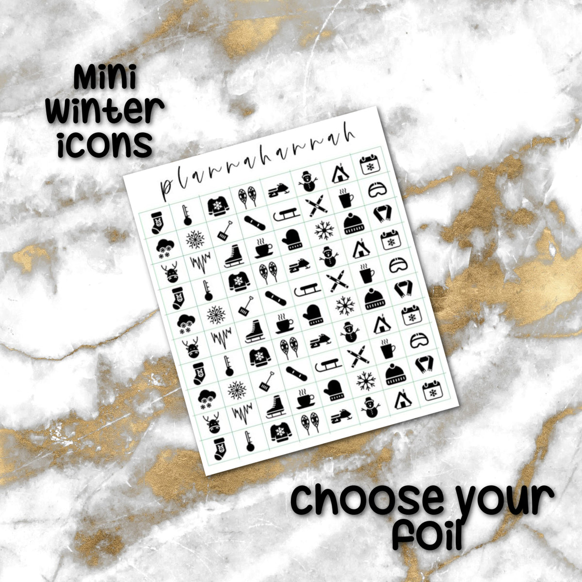Mini Winter | Foiled Icon