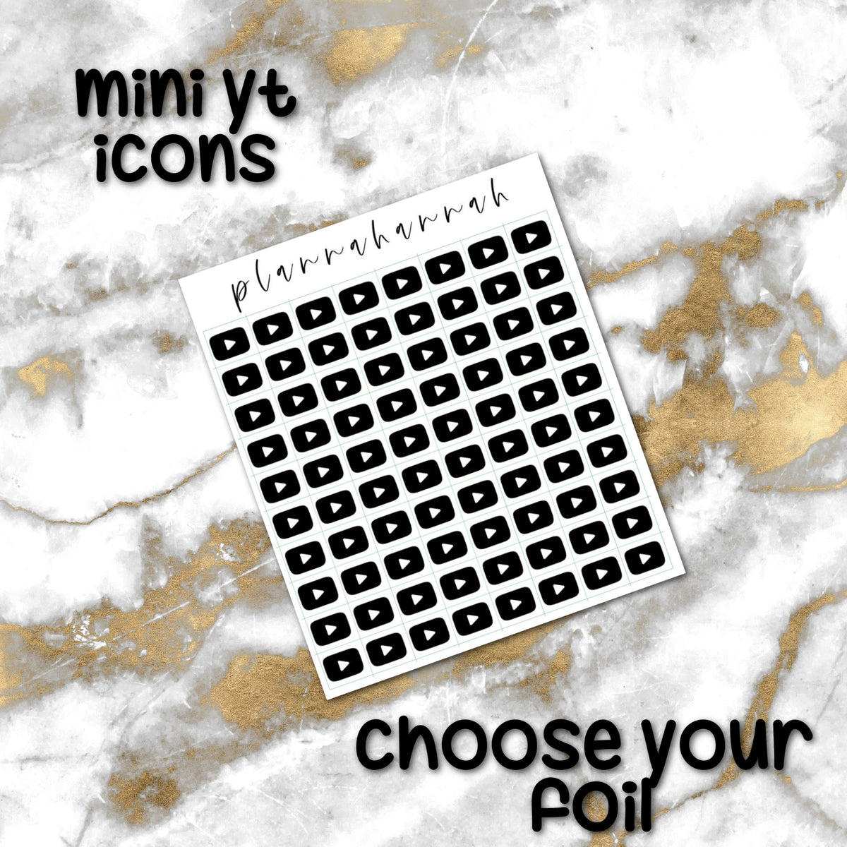Mini YT | Foiled Icon
