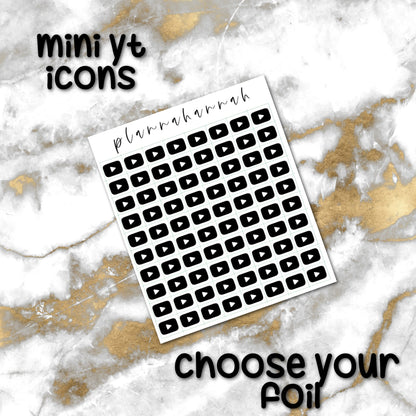 Mini YT | Foiled Icon