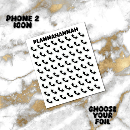 Phone 2 | Foiled Icon