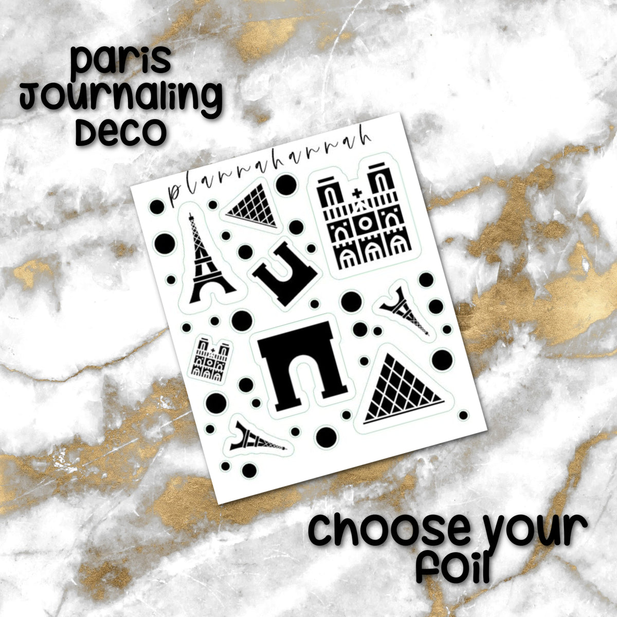 Paris | Foiled Journal Deco