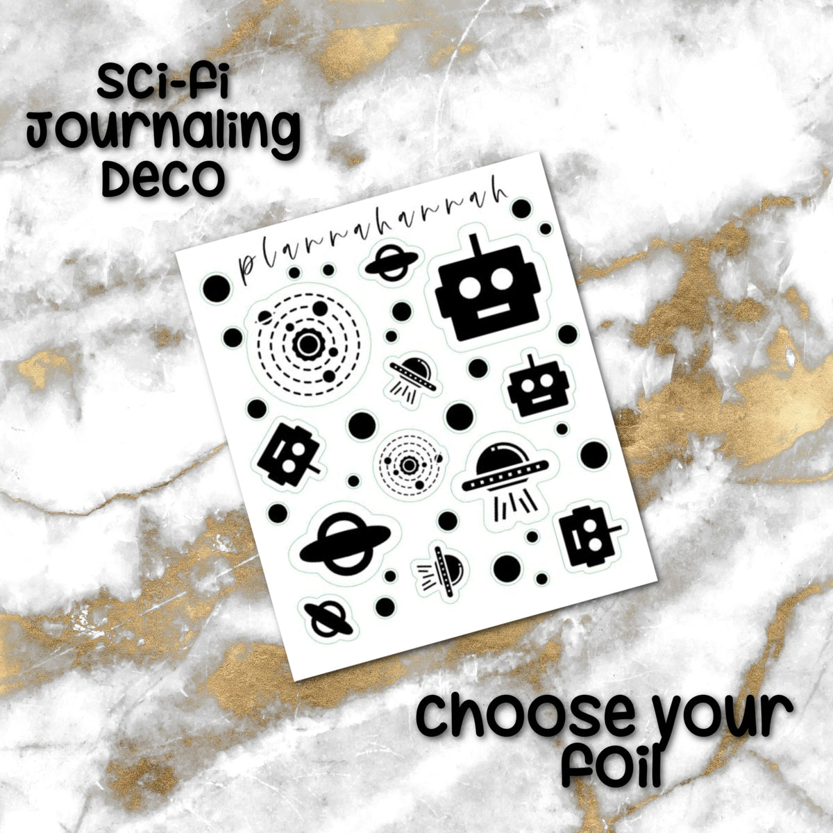 Sci-Fi | Foiled Journal Deco