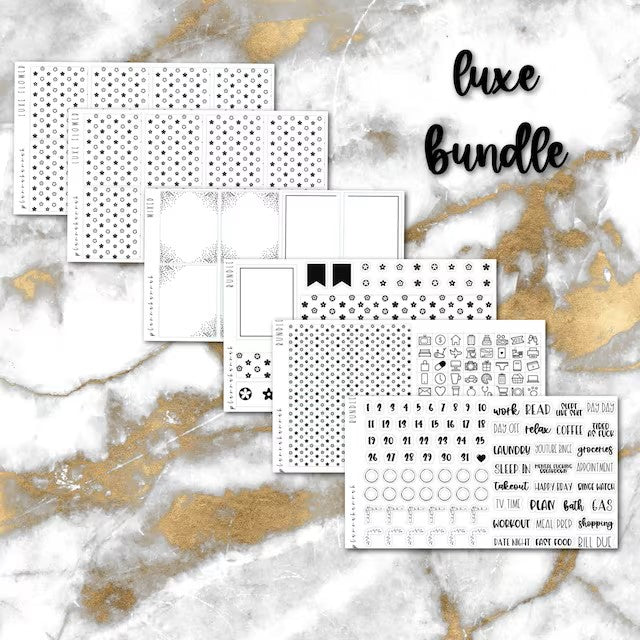 Luxe Bundle | Foiled Sticker Bundle
