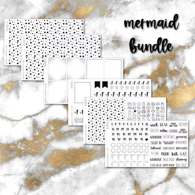 Mermaid Bundle | Foiled Sticker Bundle