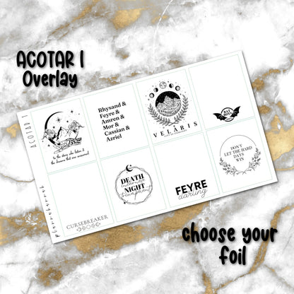 ACOTAR 1 | Foiled Overlay