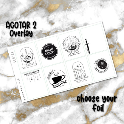 ACOTAR 2 | Foiled Overlay