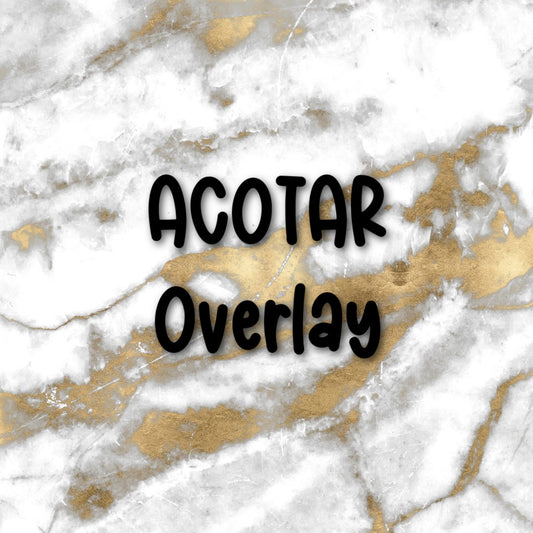 ACOTAR 2 | Foiled Overlay