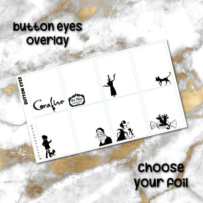 Button Eyes | Foiled Halloween Overlay
