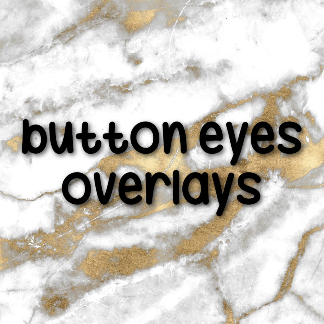 Button Eyes | Foiled Halloween Overlay