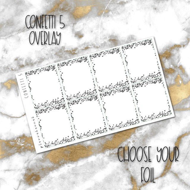 Confetti 5 | Foiled Overlay