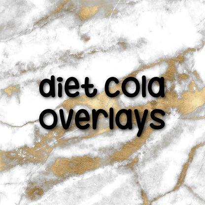 Diet Cola | Foiled Overlay