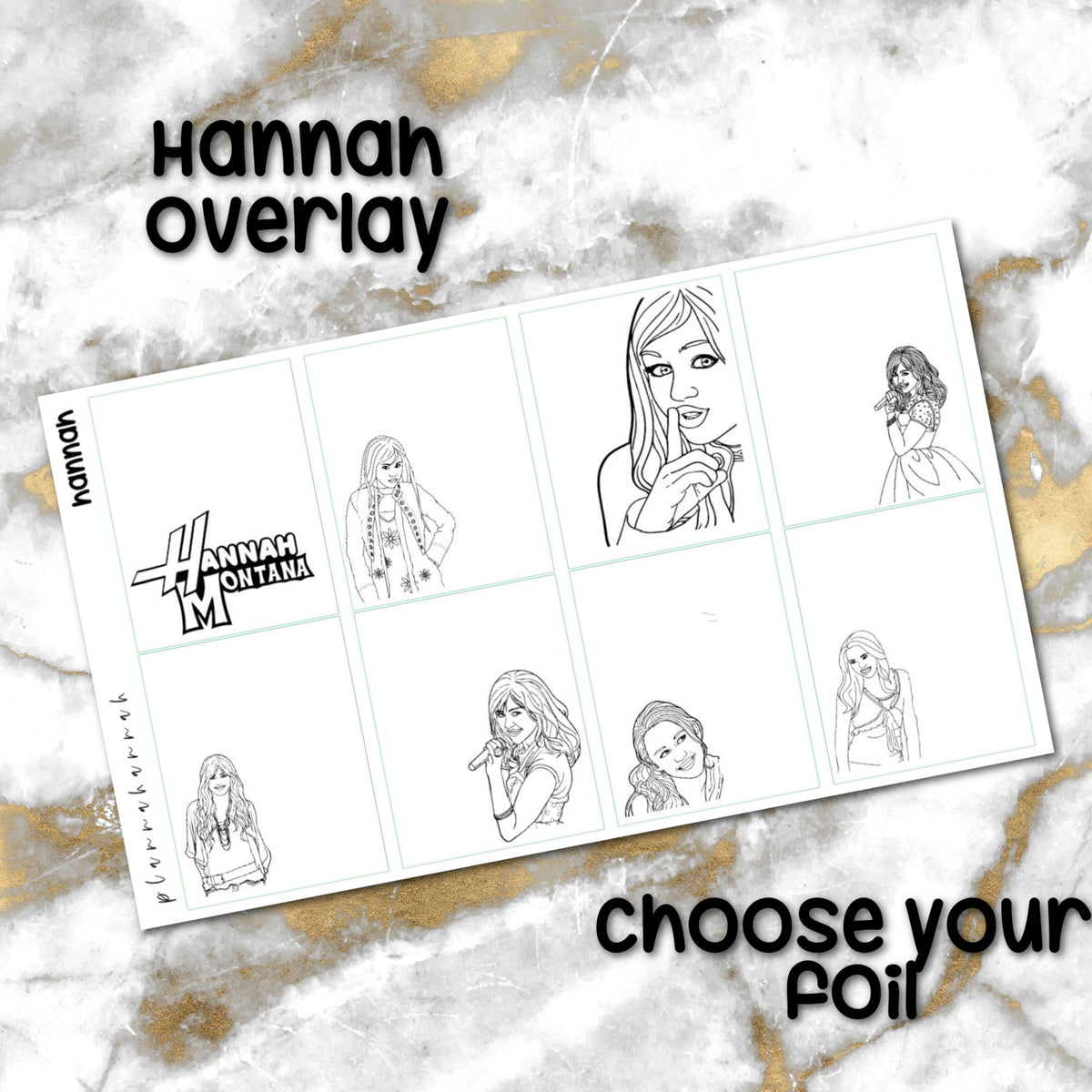Hannah | Foiled Overlay