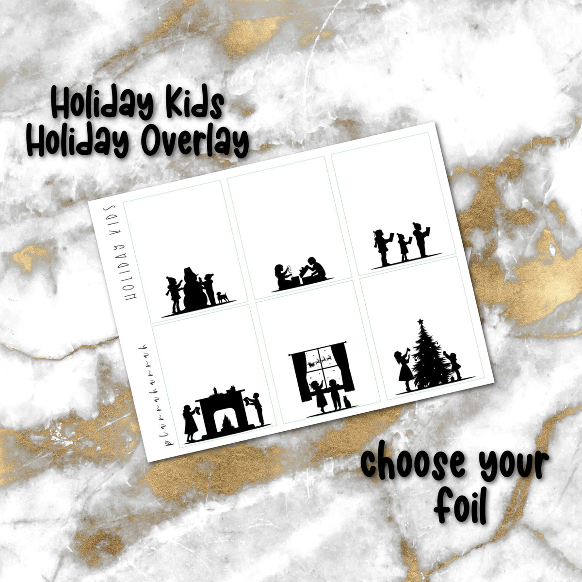Holiday Kids | Foiled Holiday Overlay