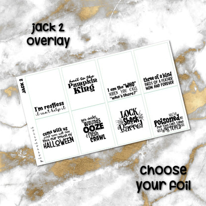 Jack 2 | Foiled Halloween Overlay