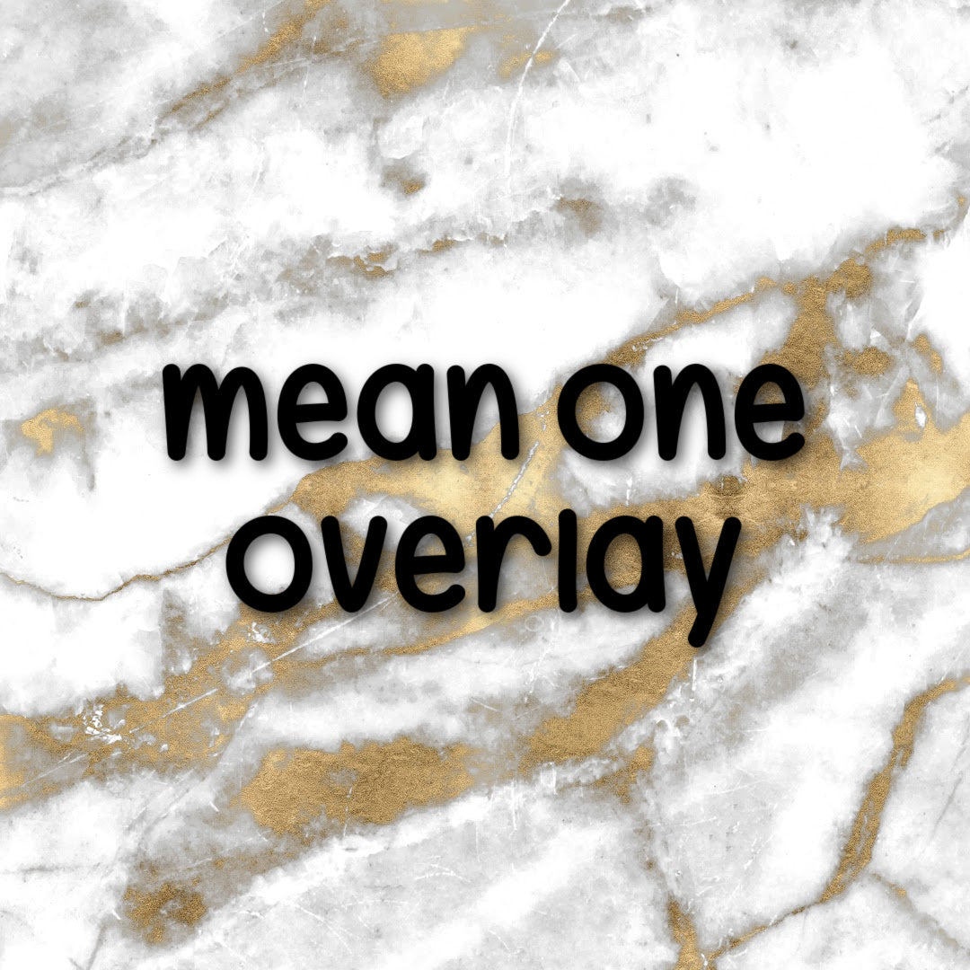 Mean One | Foiled Holiday Overlay