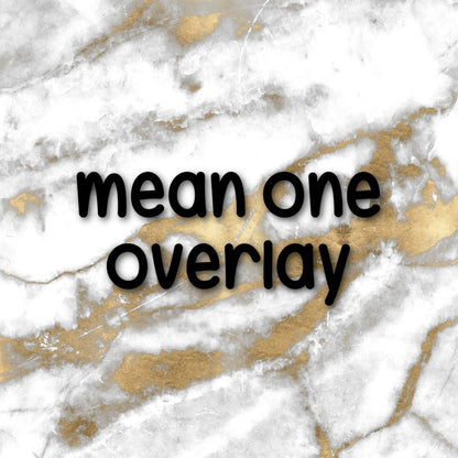 Mean One | Foiled Holiday Overlay