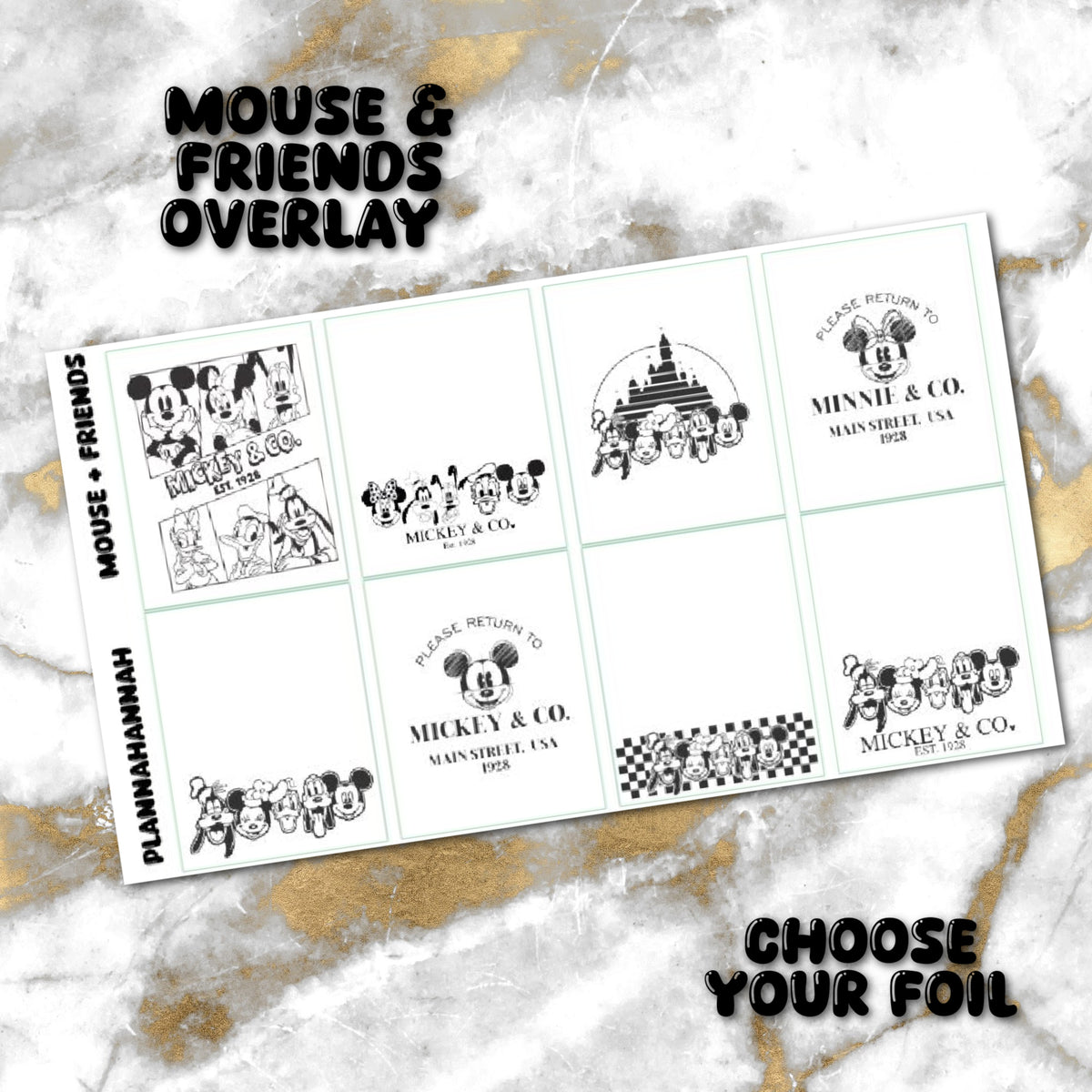 Mouse & Friends | Foiled Fandom Overlay