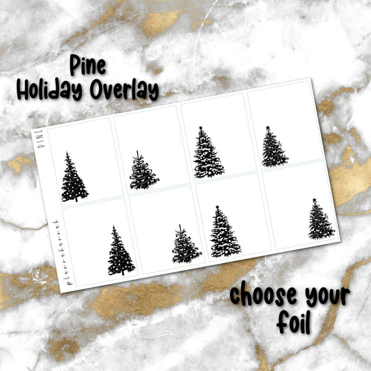 Pine | Foiled Holiday Overlay