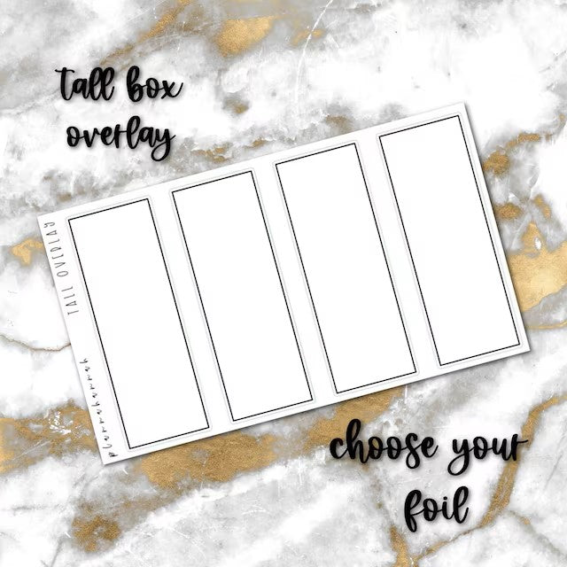 Tall | Foiled Overlay