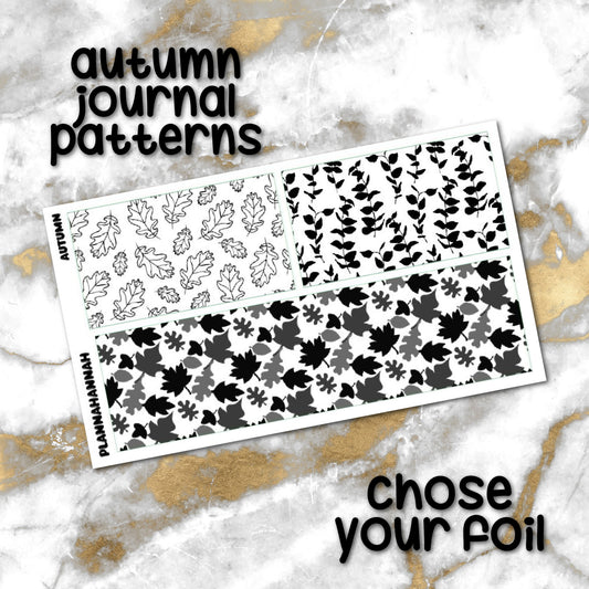 Autumn | Foiled Journaling Patterns