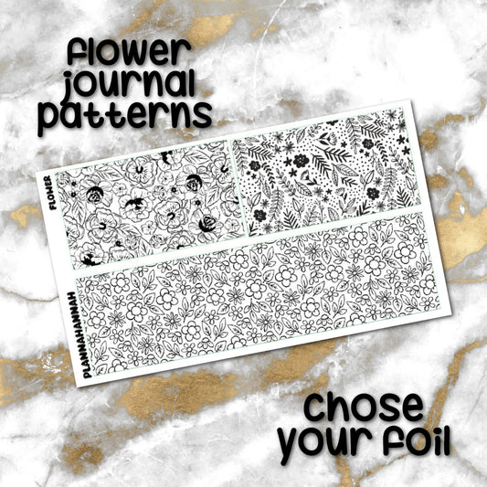 Flower | Foiled Journaling Patterns
